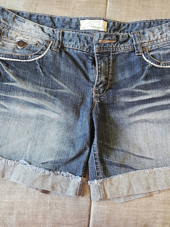 Maurices Pants - Maurices Blue Denim Frayed Hem Women’s Shorts